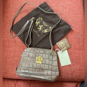 Pratesi Firenze Crossbody Grey NWT and Dustbag!
